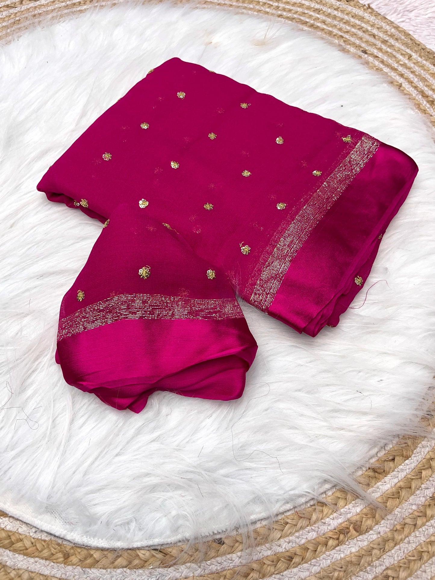 Huda - Viscose Georgette Saree saree