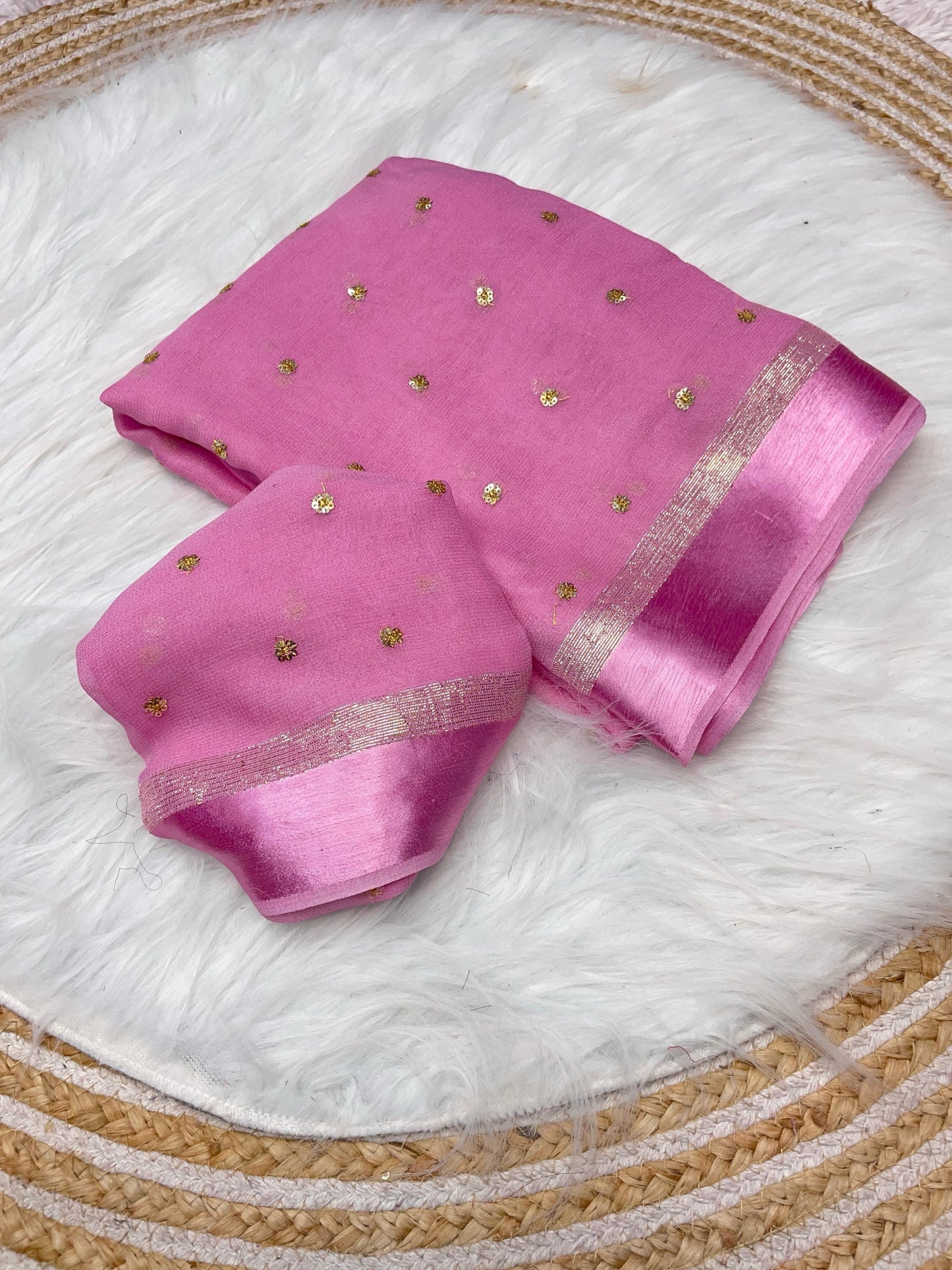 Huda - Viscose Georgette Saree saree