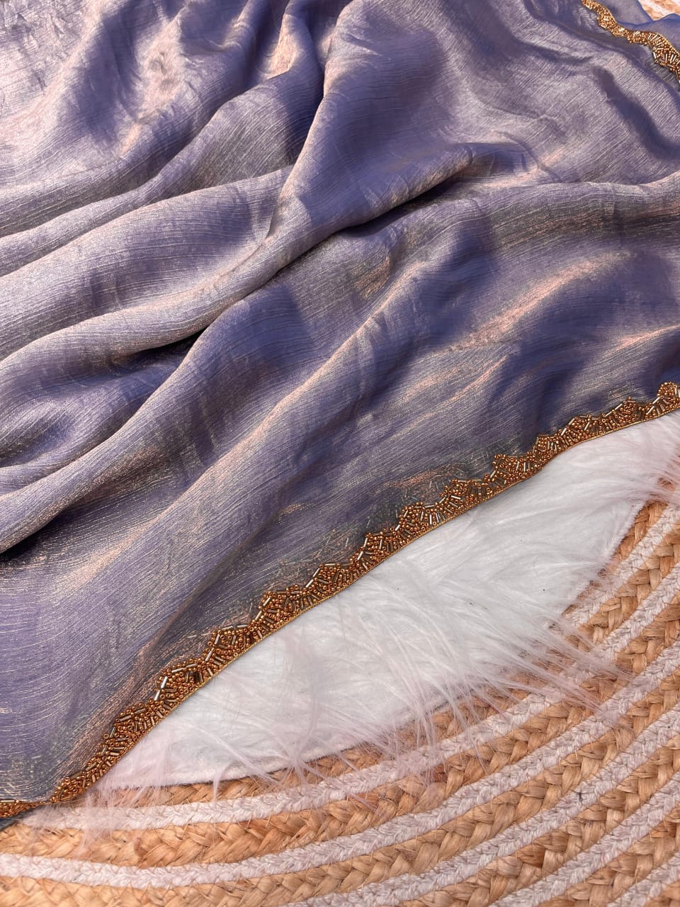Varna - Chiffon Fendy Silk Saree