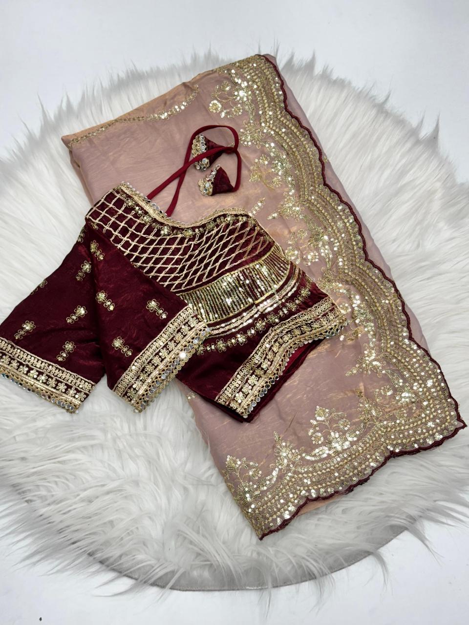 Roselle - Fendy Silk | Stitched Blouse