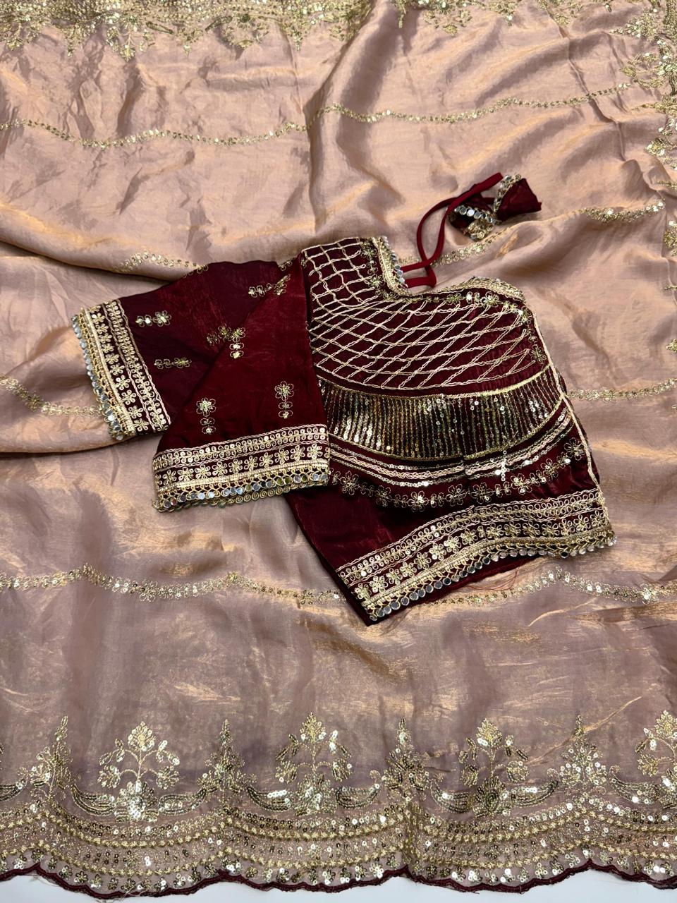 Roselle - Fendy Silk | Stitched Blouse