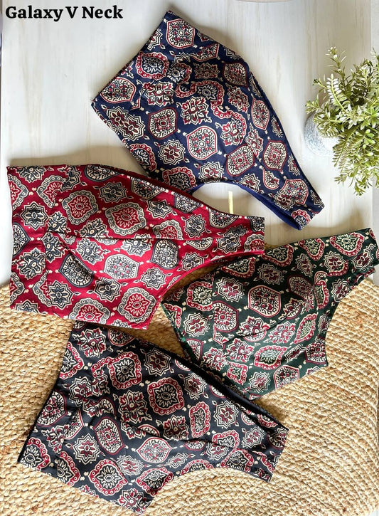 "Galaxy on Trends"(Ajrak Blouse)