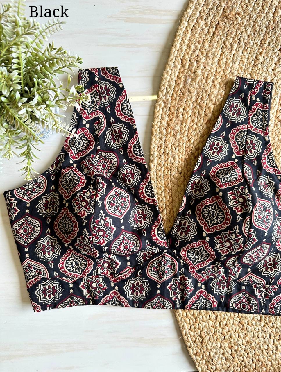 "Galaxy on Trends"(Ajrak Blouse)