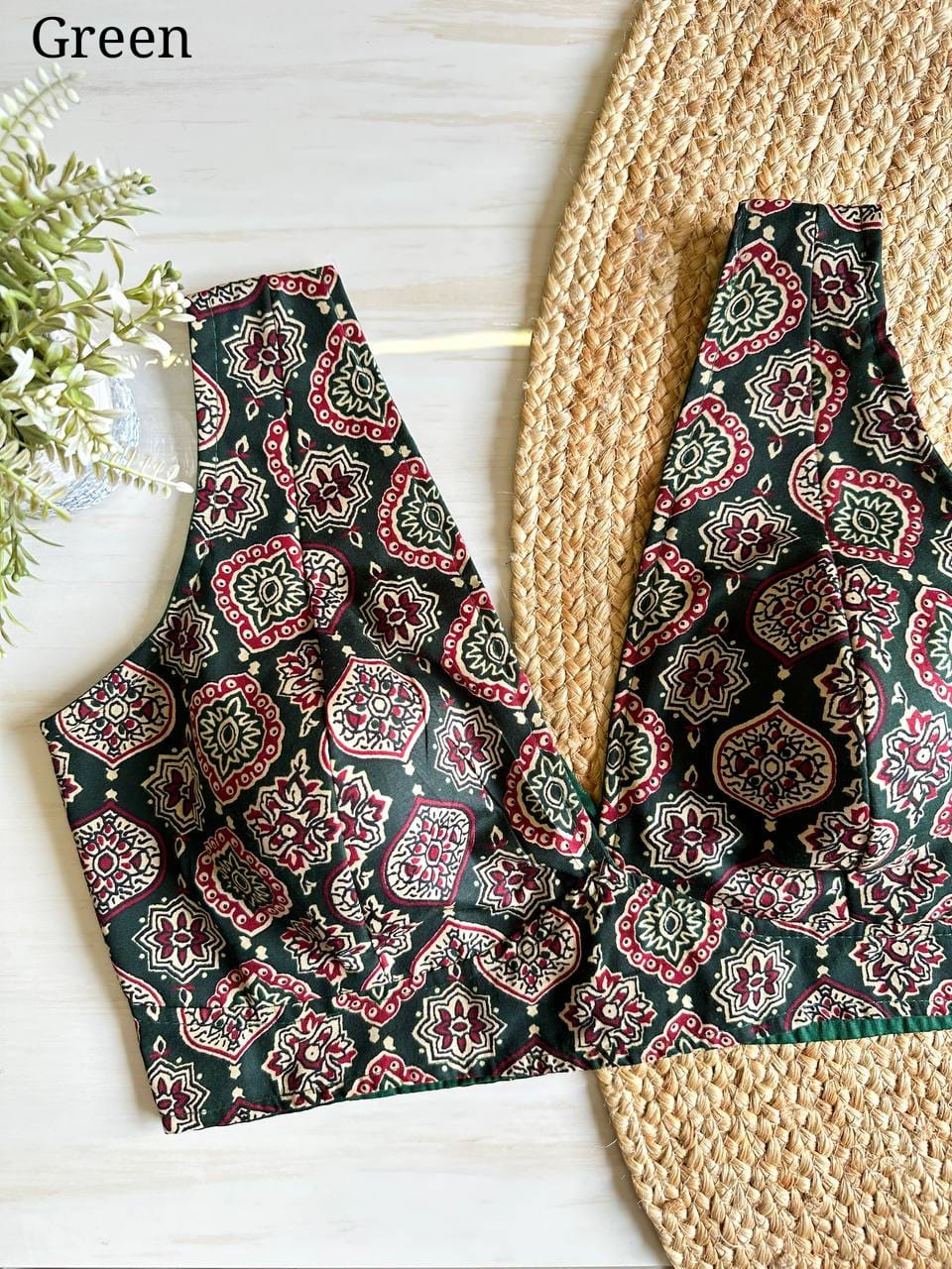 "Galaxy on Trends"(Ajrak Blouse)