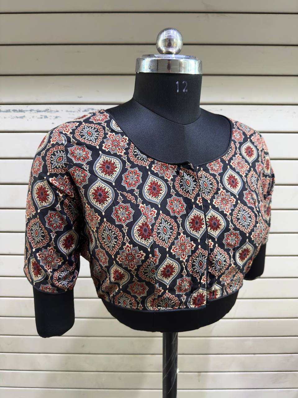 Ajrakh Handblock - Cotton Blouse