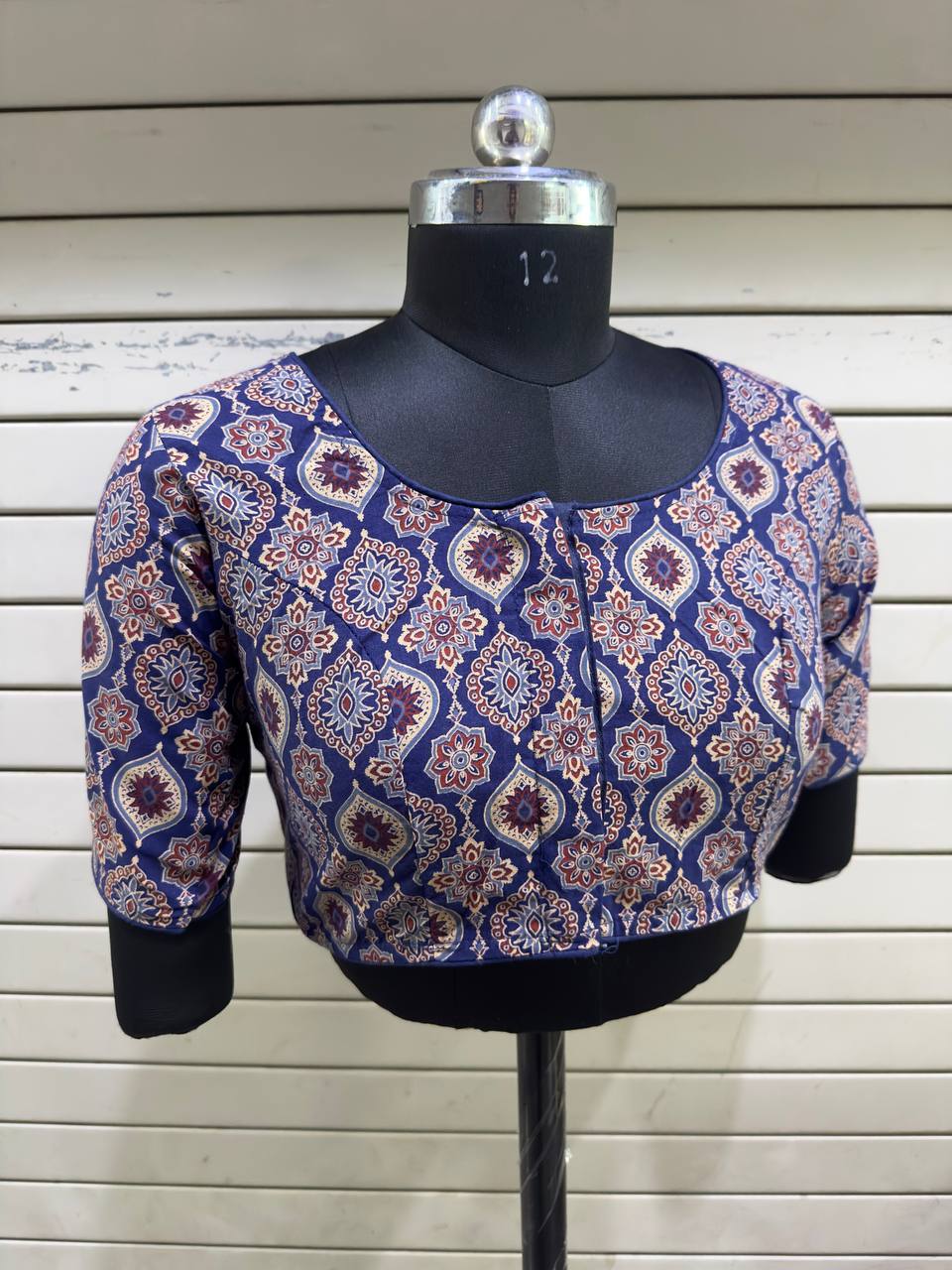 Ajrakh Handblock - Cotton Blouse