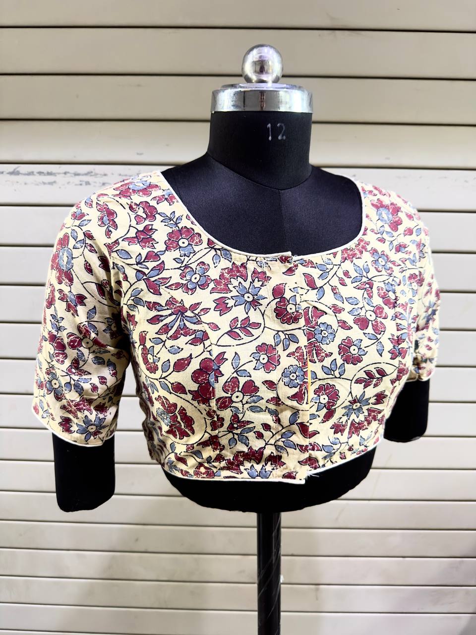 Ajrakh Handblock - Cotton Blouse
