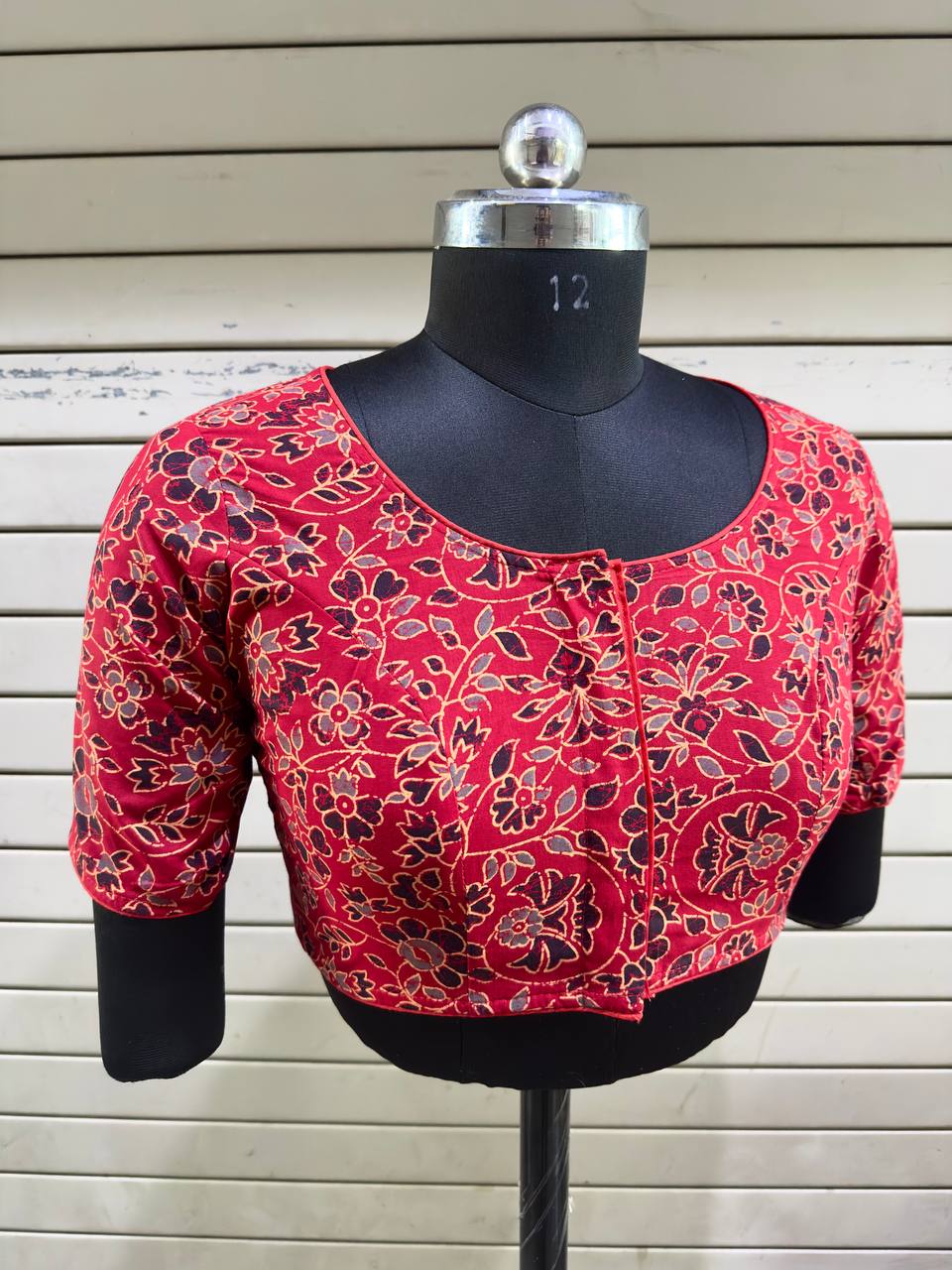 Ajrakh Handblock - Cotton Blouse