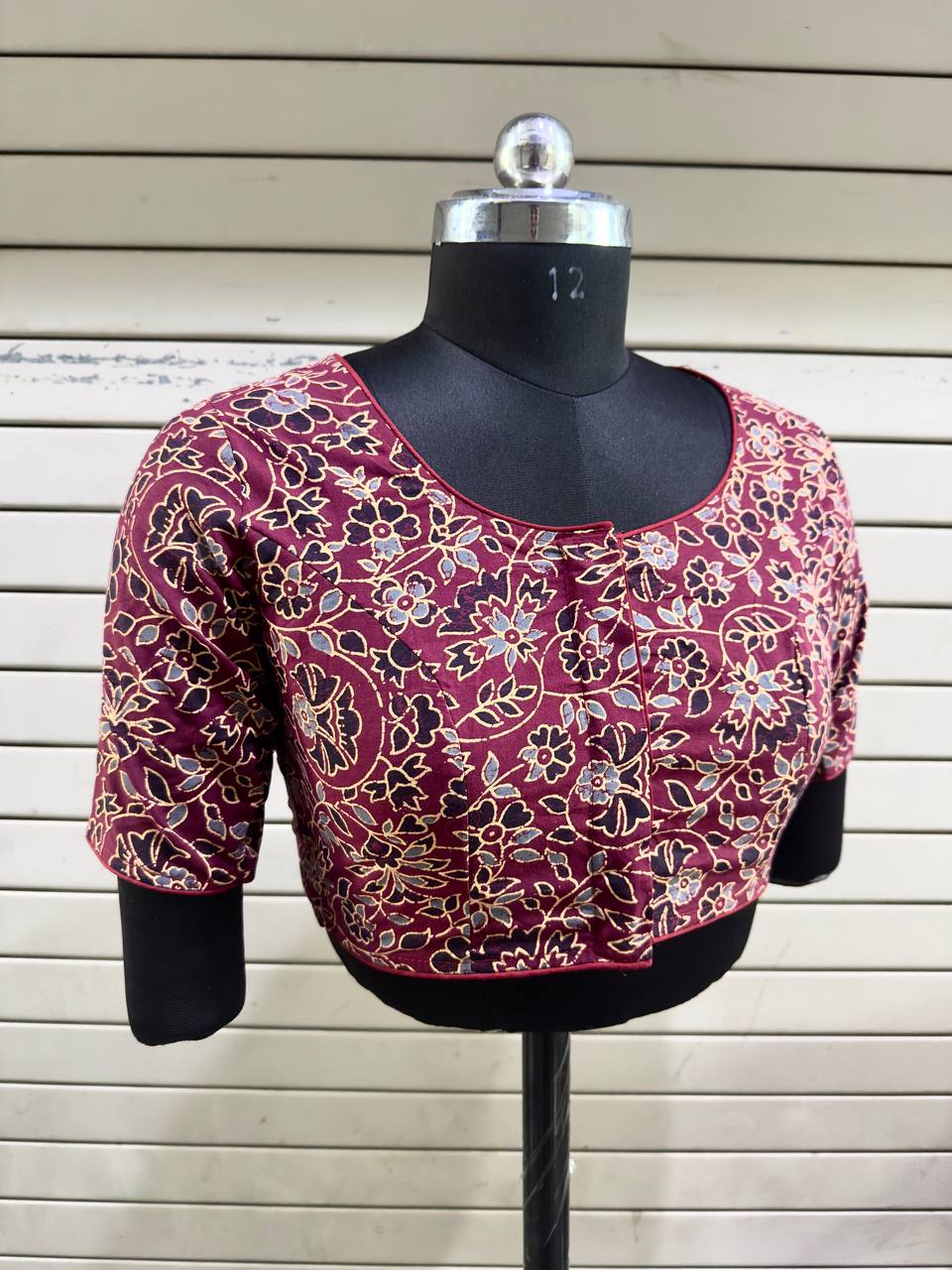 Ajrakh Handblock - Cotton Blouse