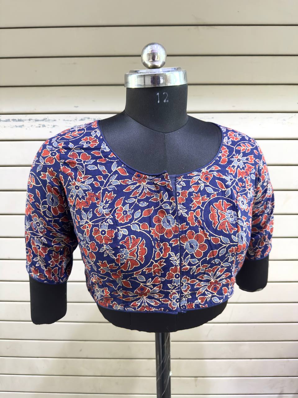 Ajrakh Handblock - Cotton Blouse