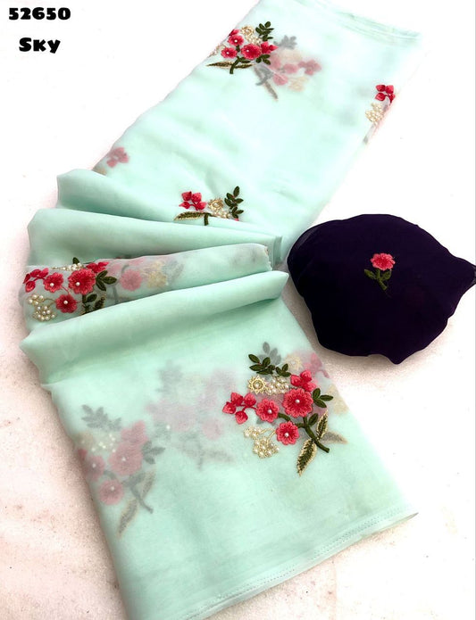 Cheri - Georgette Saree