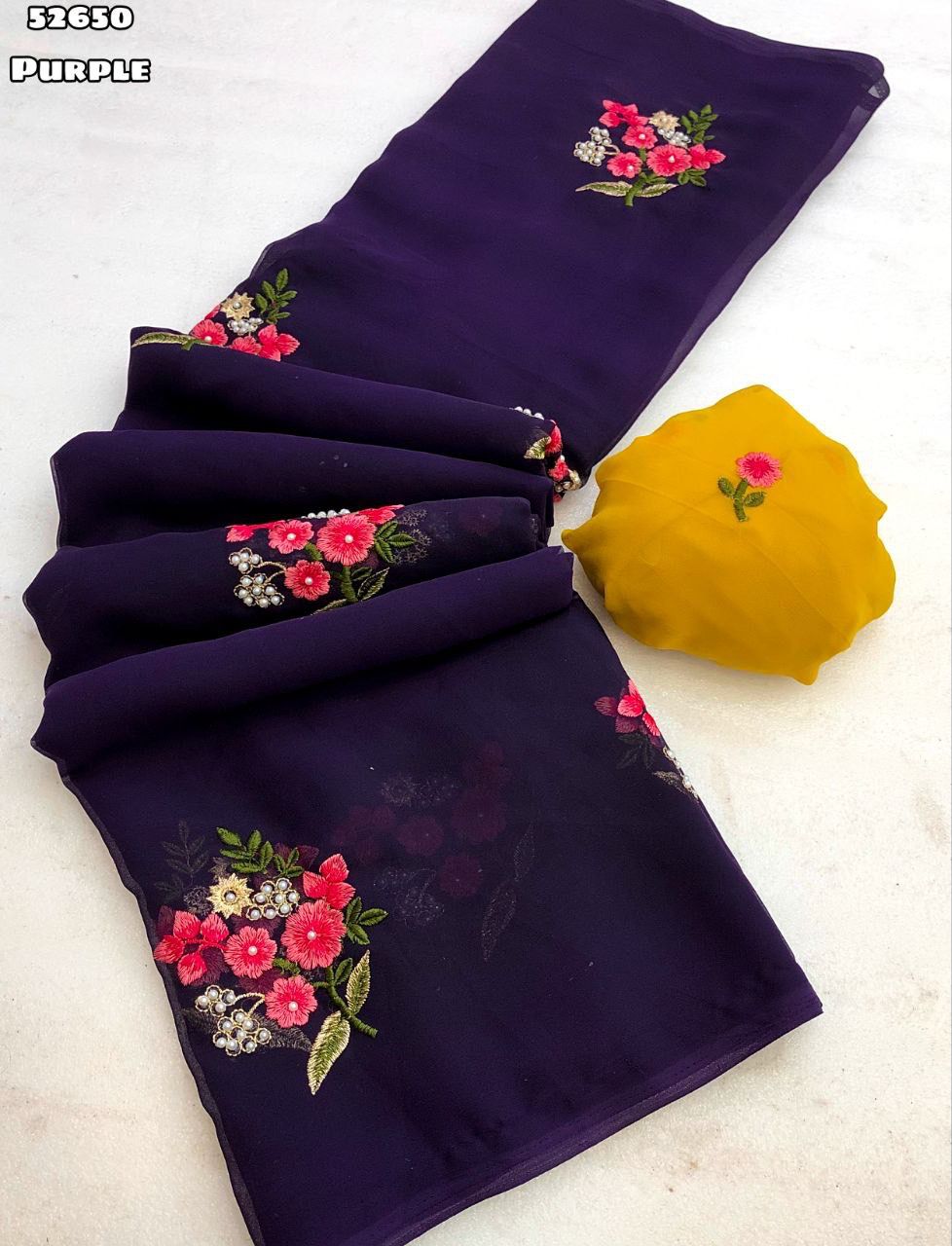 Cheri - Georgette Saree