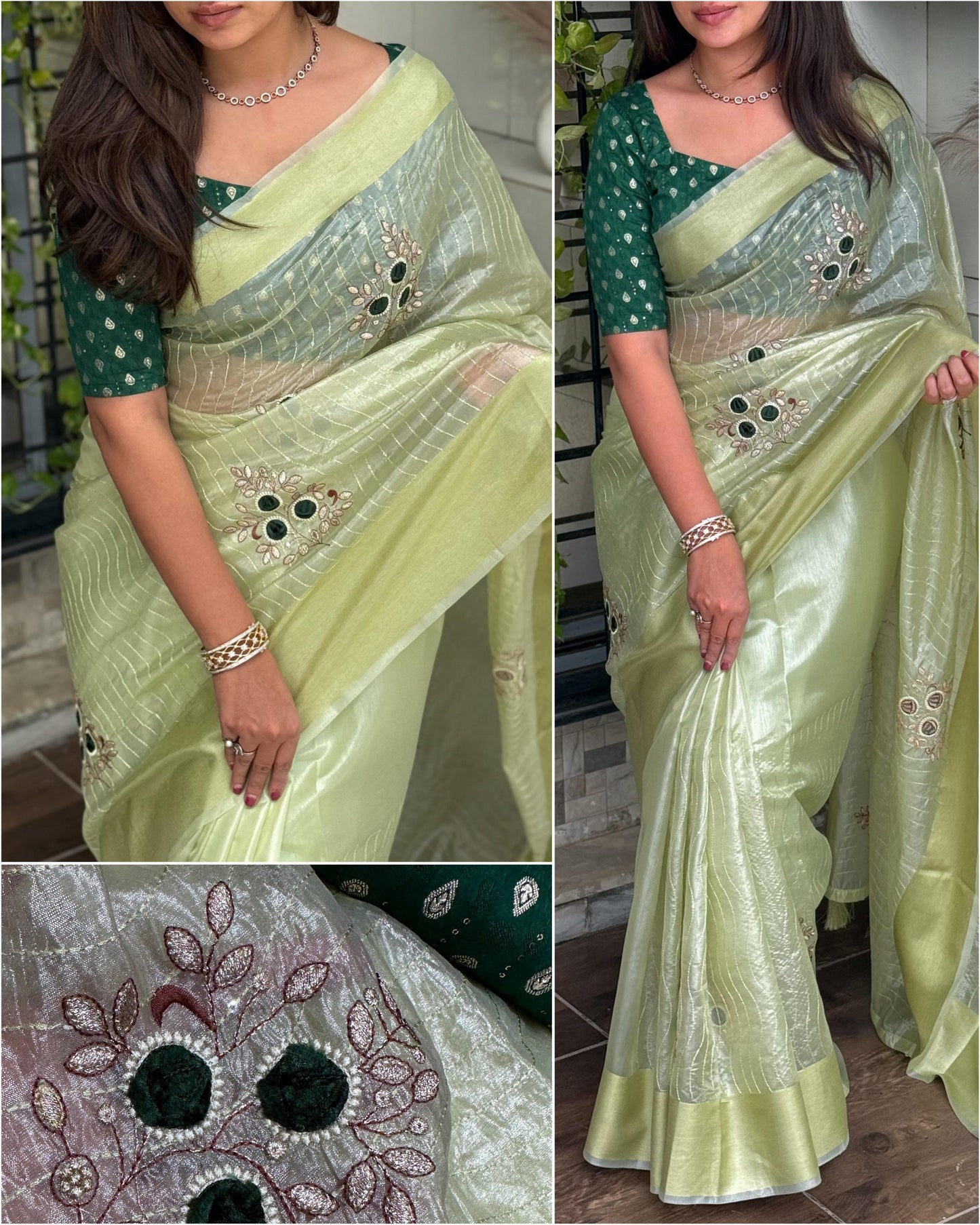 Heera - Tissue Silk Saree