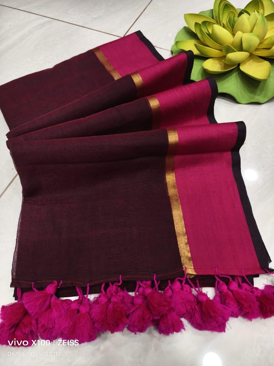 Vennila Vannam - Mul Cotton Saree