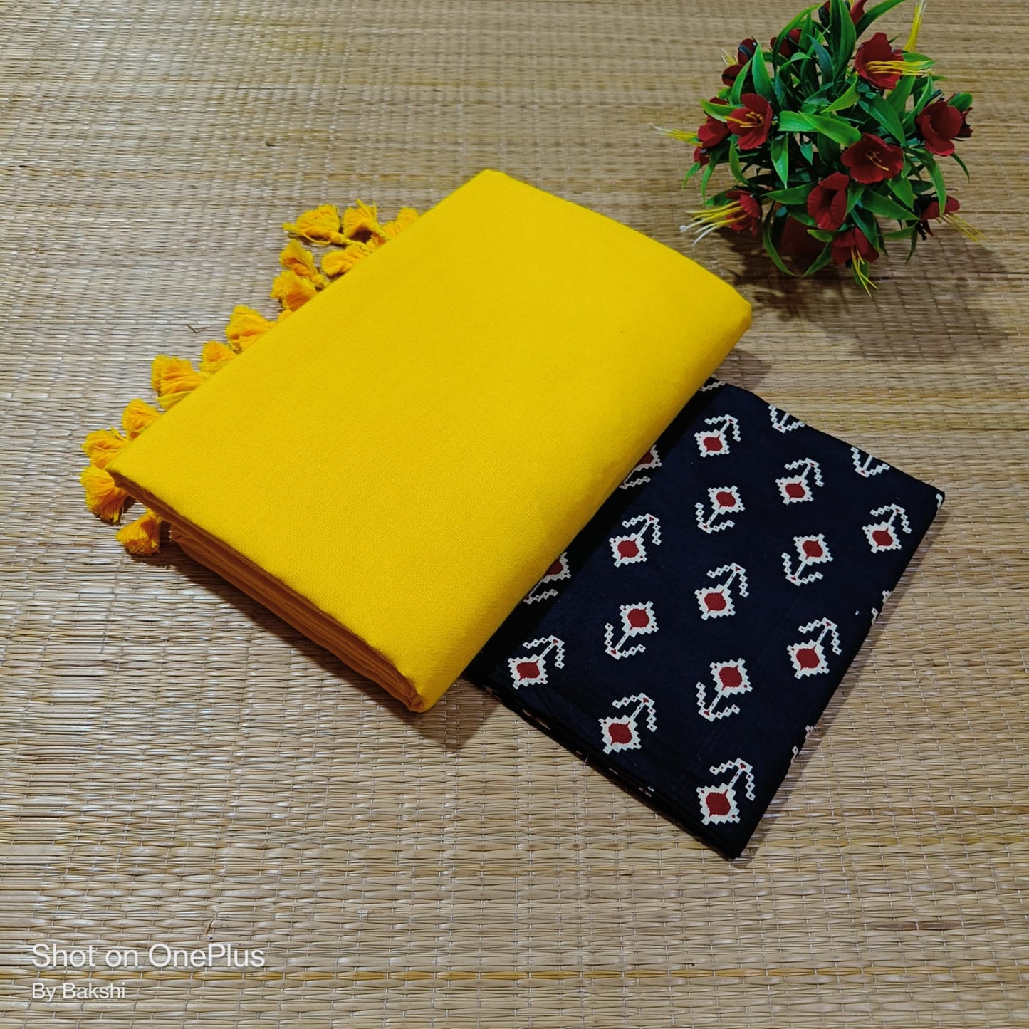 Mullai - Khadi Cotton Saree with blouse