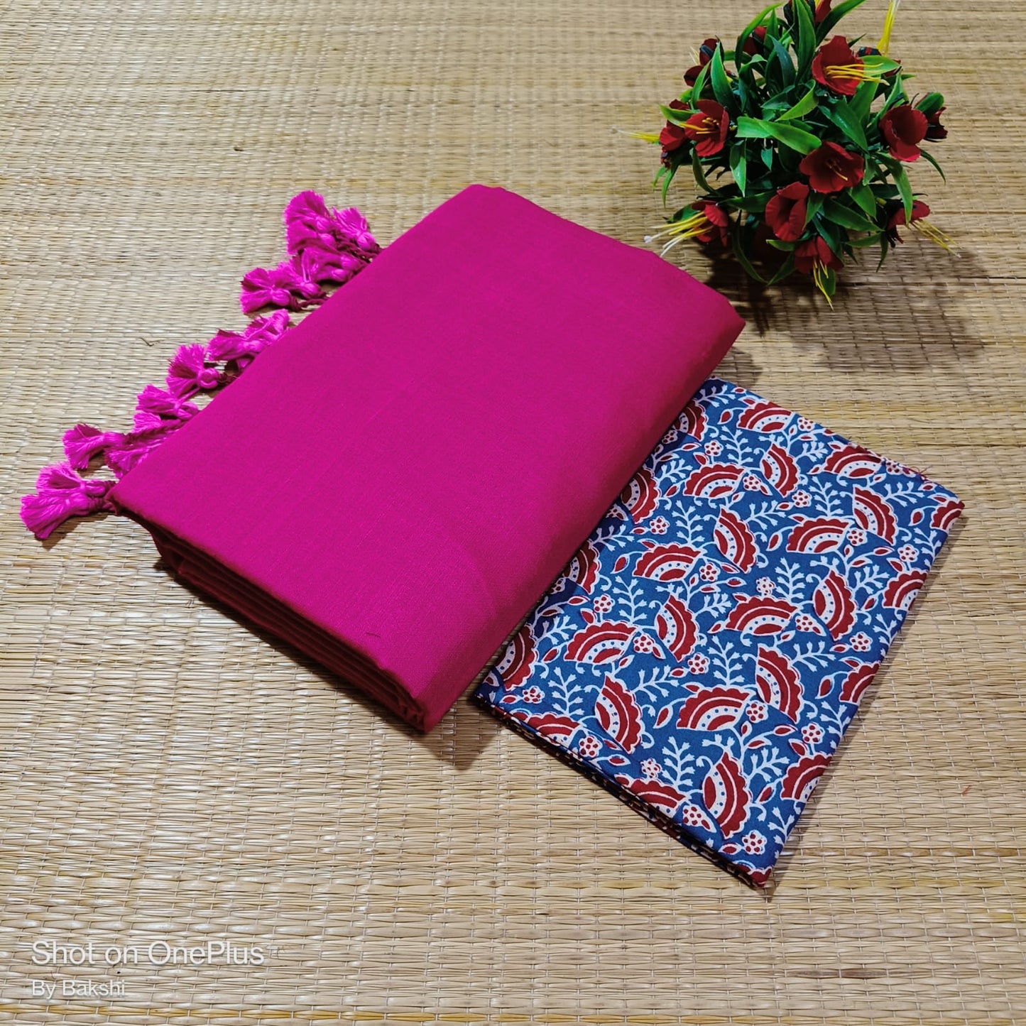 Mullai - Khadi Cotton Saree with blouse