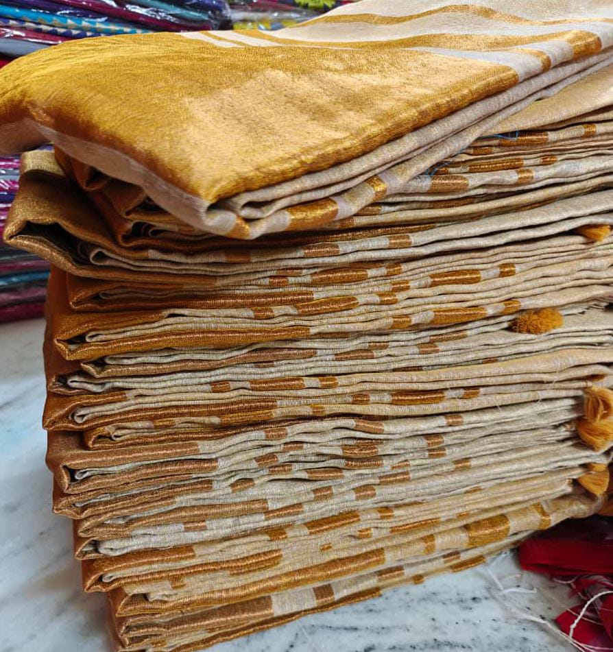Golden glow - Handloom Saree
