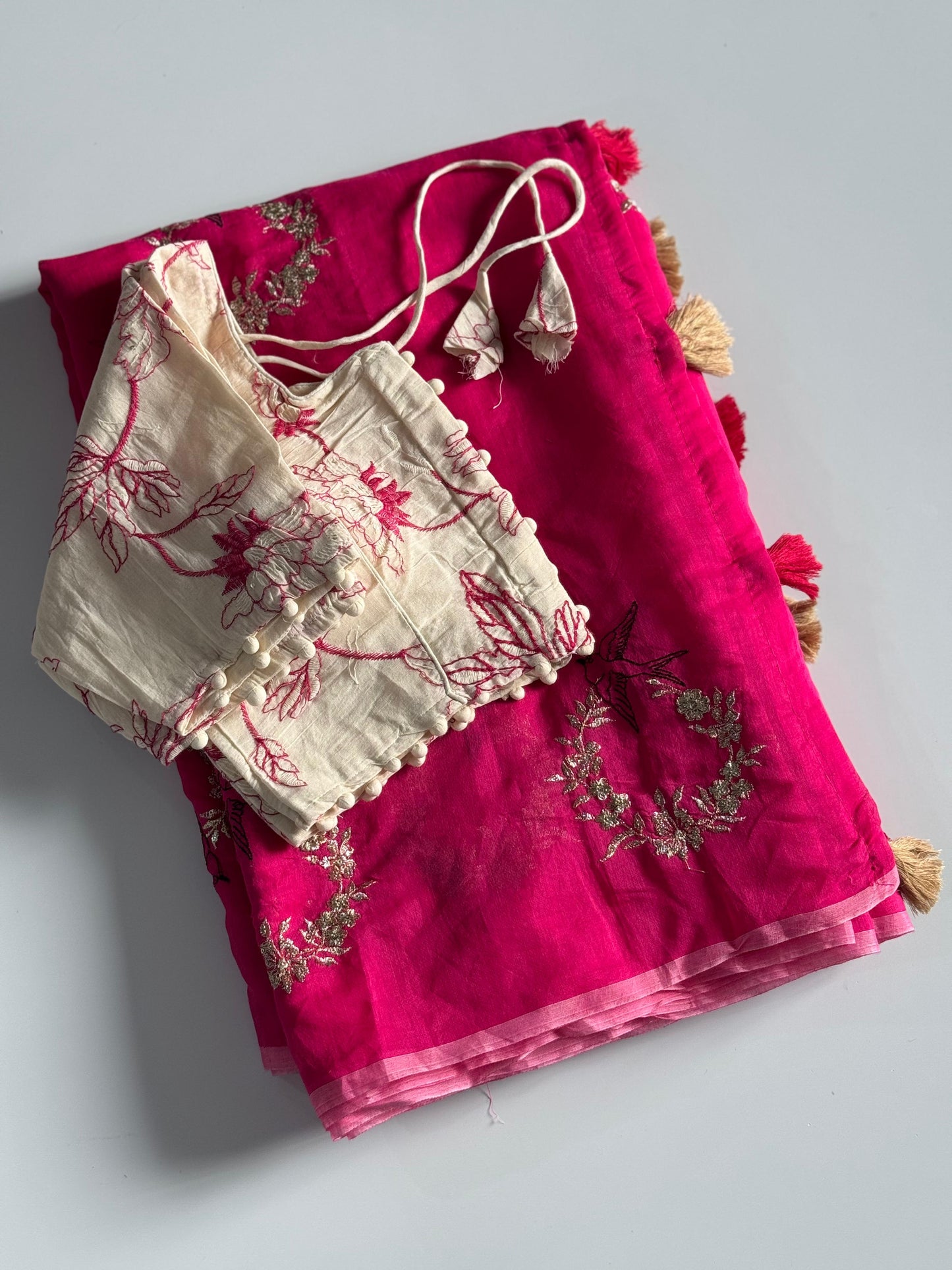 Viya - Chanderi Embroidery | Stitched Blouse