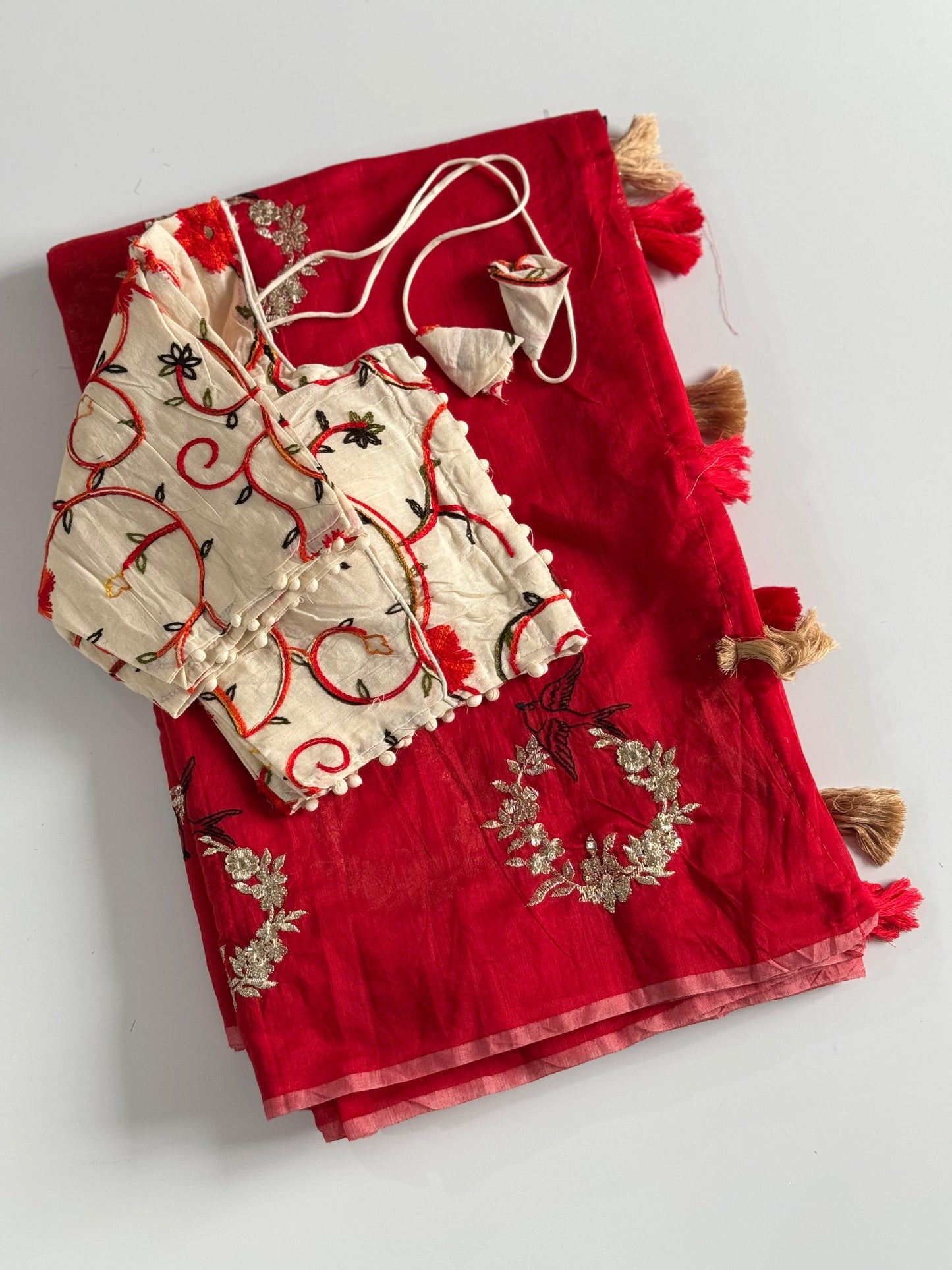 Viya - Chanderi Embroidery | Stitched Blouse