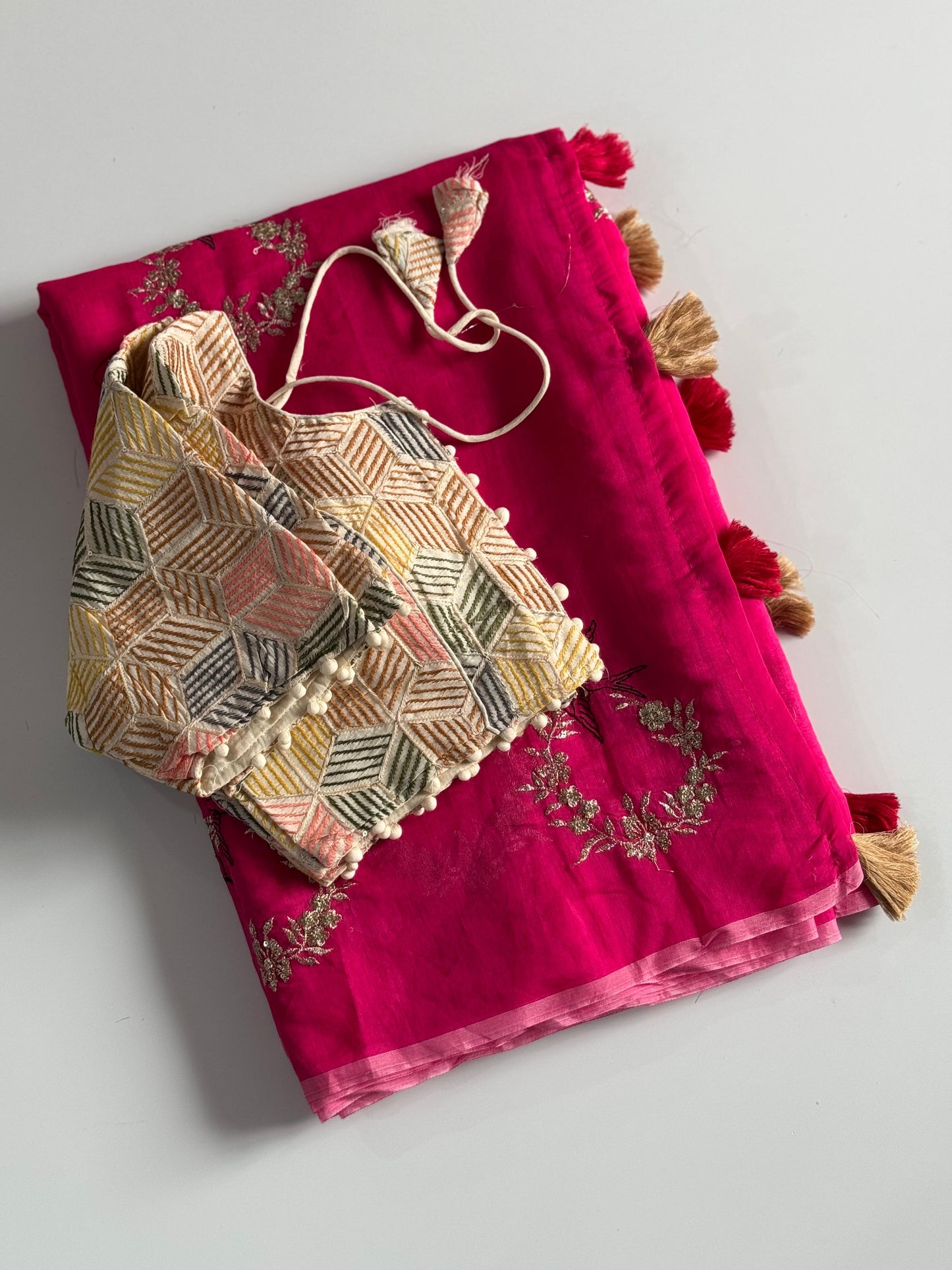 Viya - Chanderi Embroidery | Stitched Blouse