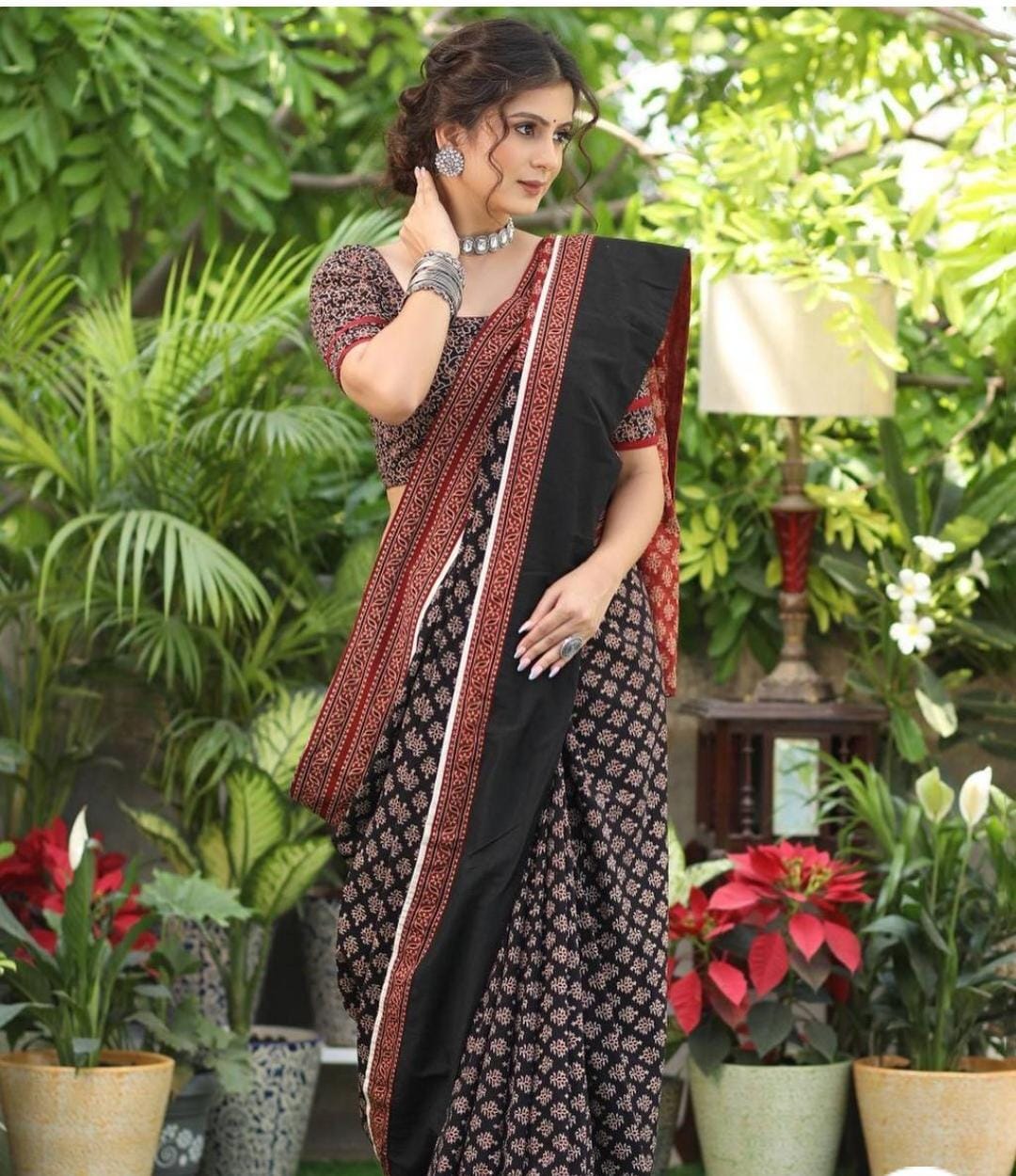 Ajrak - print mismatched Vegetable dyed