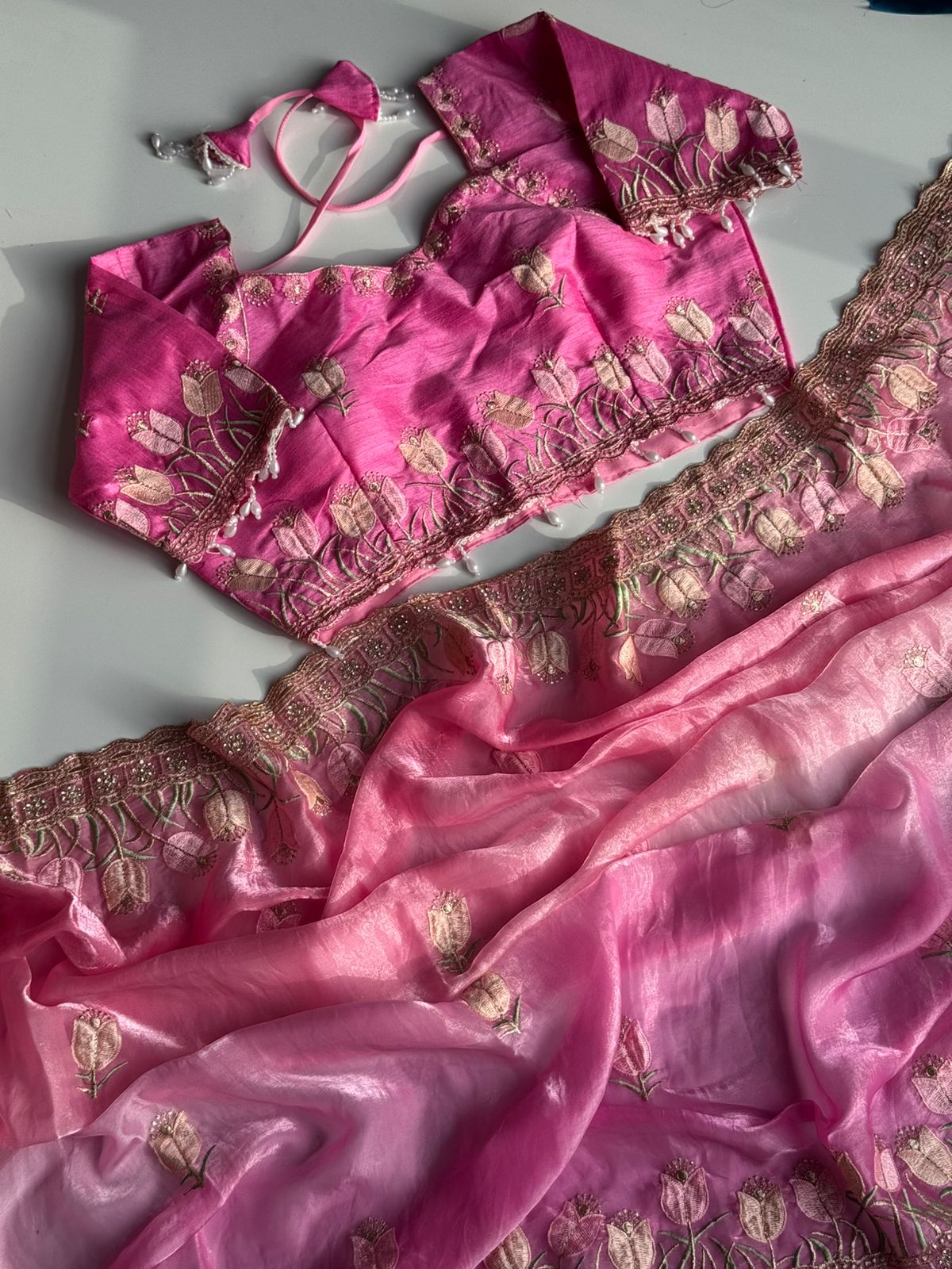 Vanna - Fendy Silk | Stitched Blouse