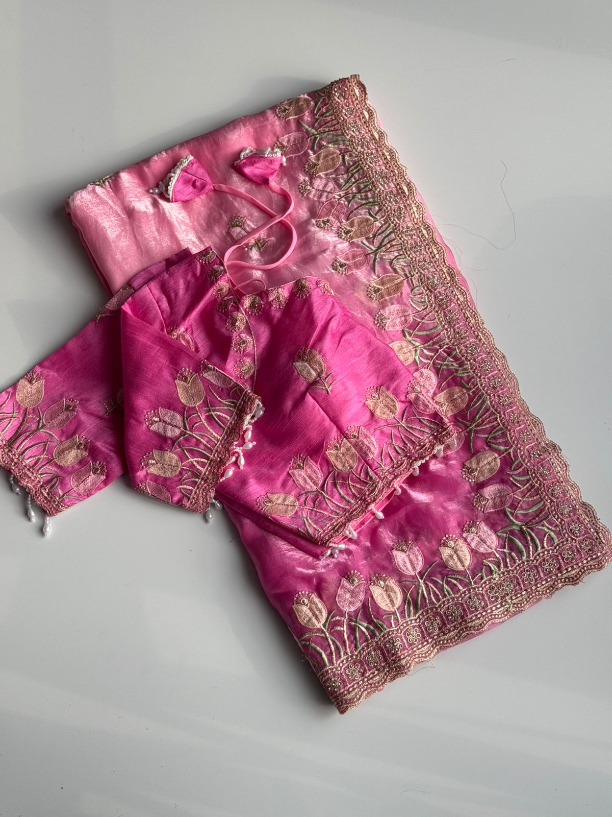 Vanna - Fendy Silk | Stitched Blouse