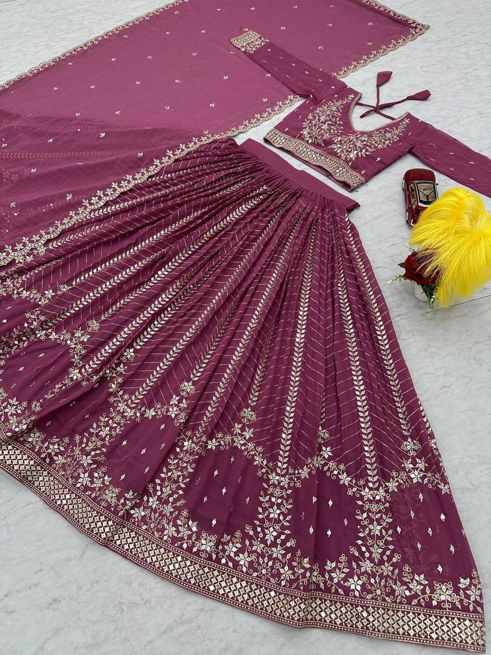 Lilac - Lehenga Choli