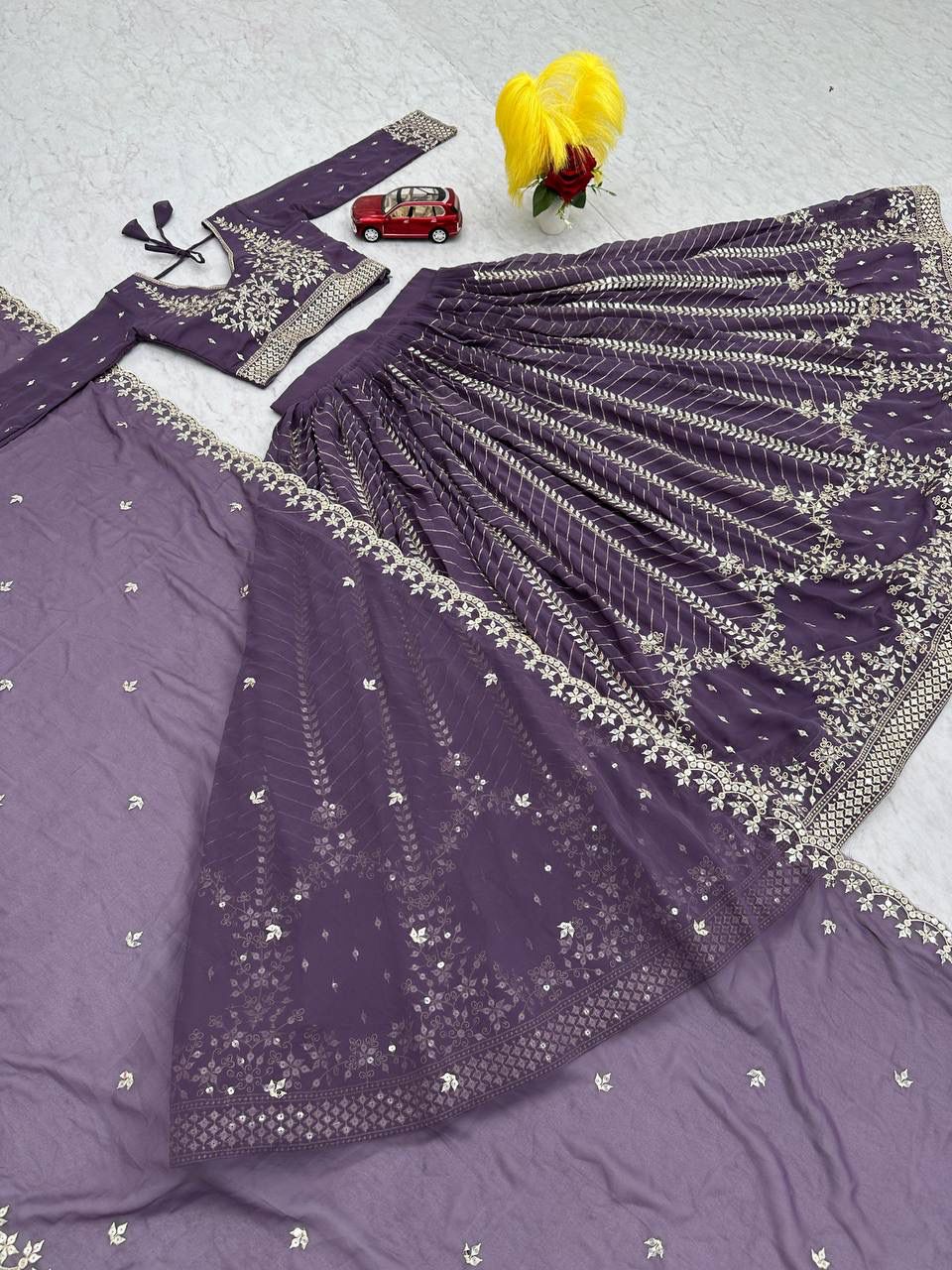 Lilac - Lehenga Choli