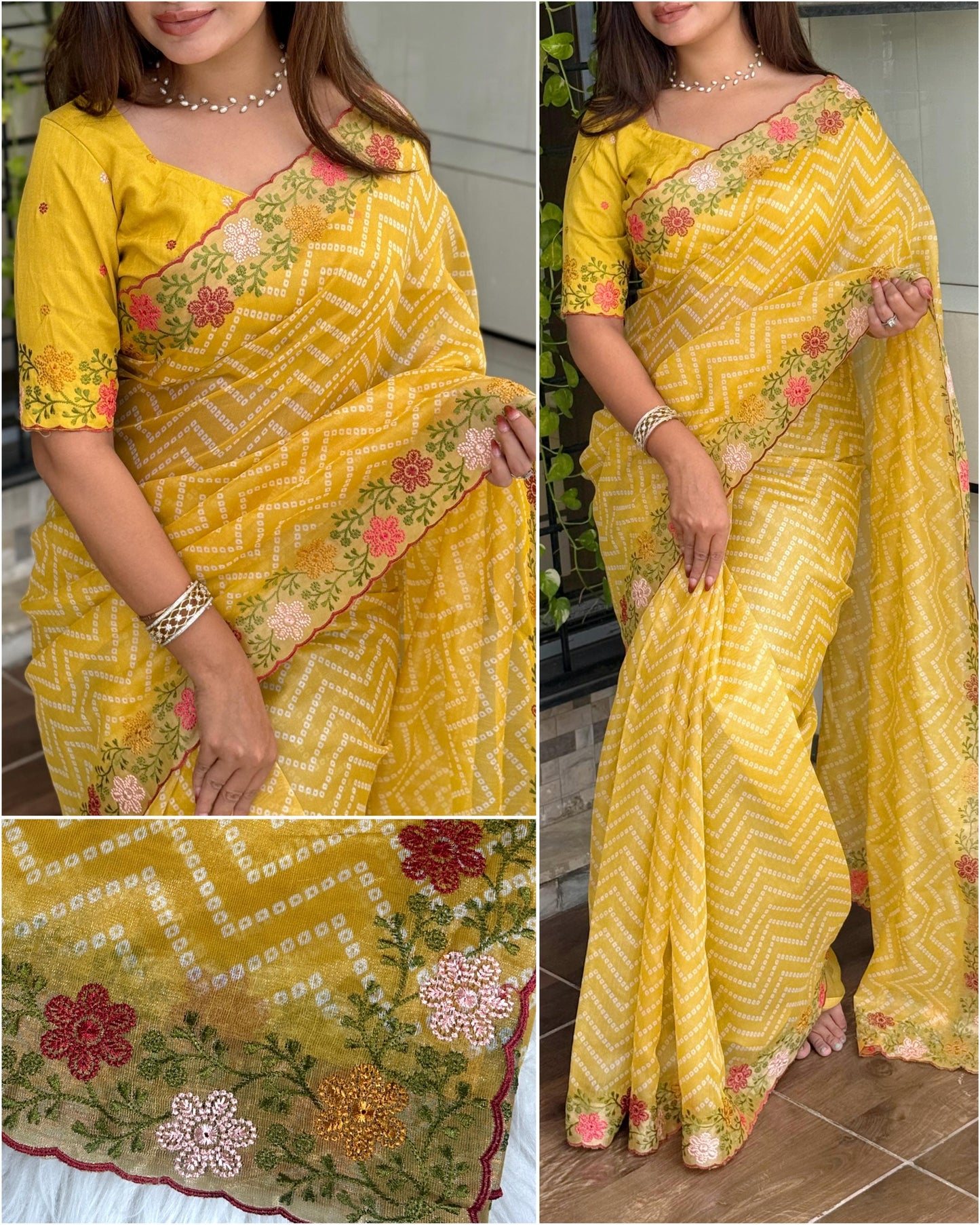 Savan - Cotton Satin Saree