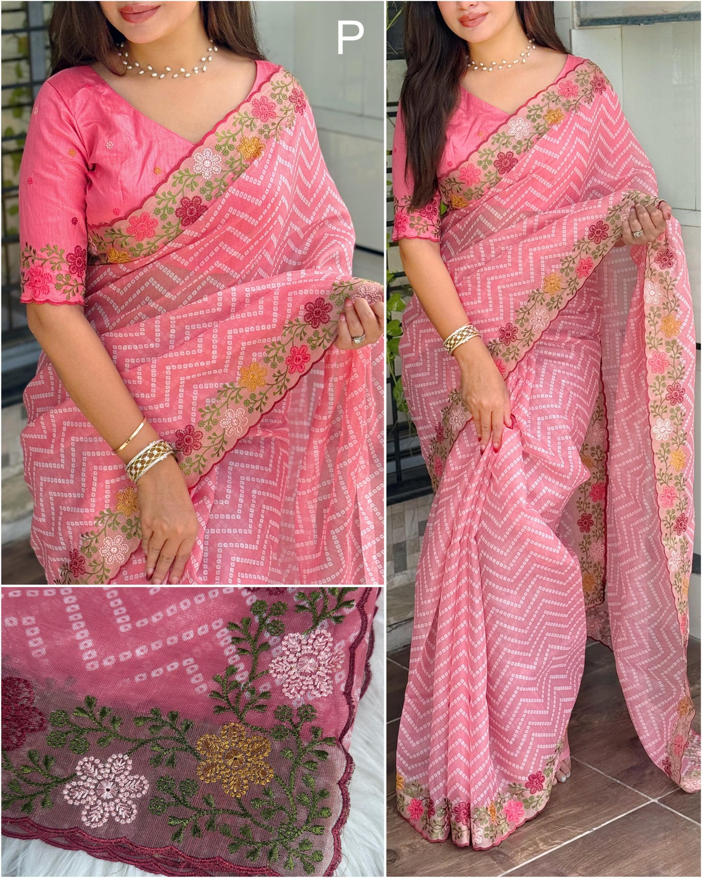 Savan - Cotton Satin Saree