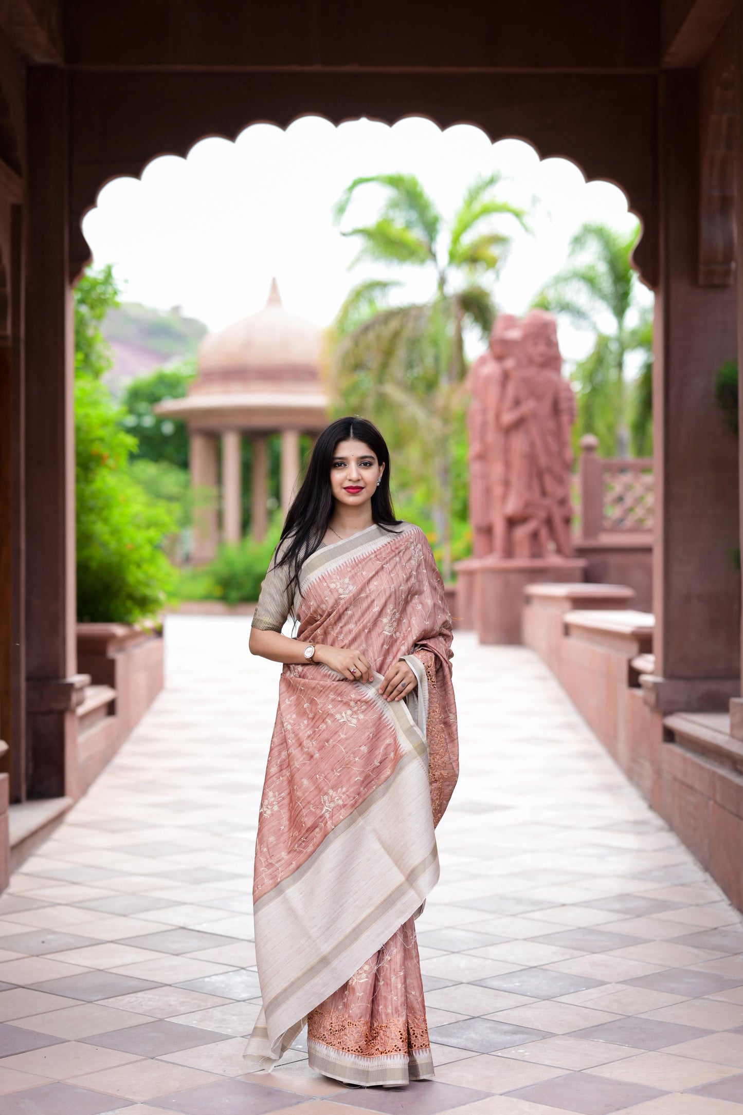 Meher - Tusser Cotton Saree