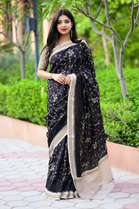 Meher - Tusser Cotton Saree