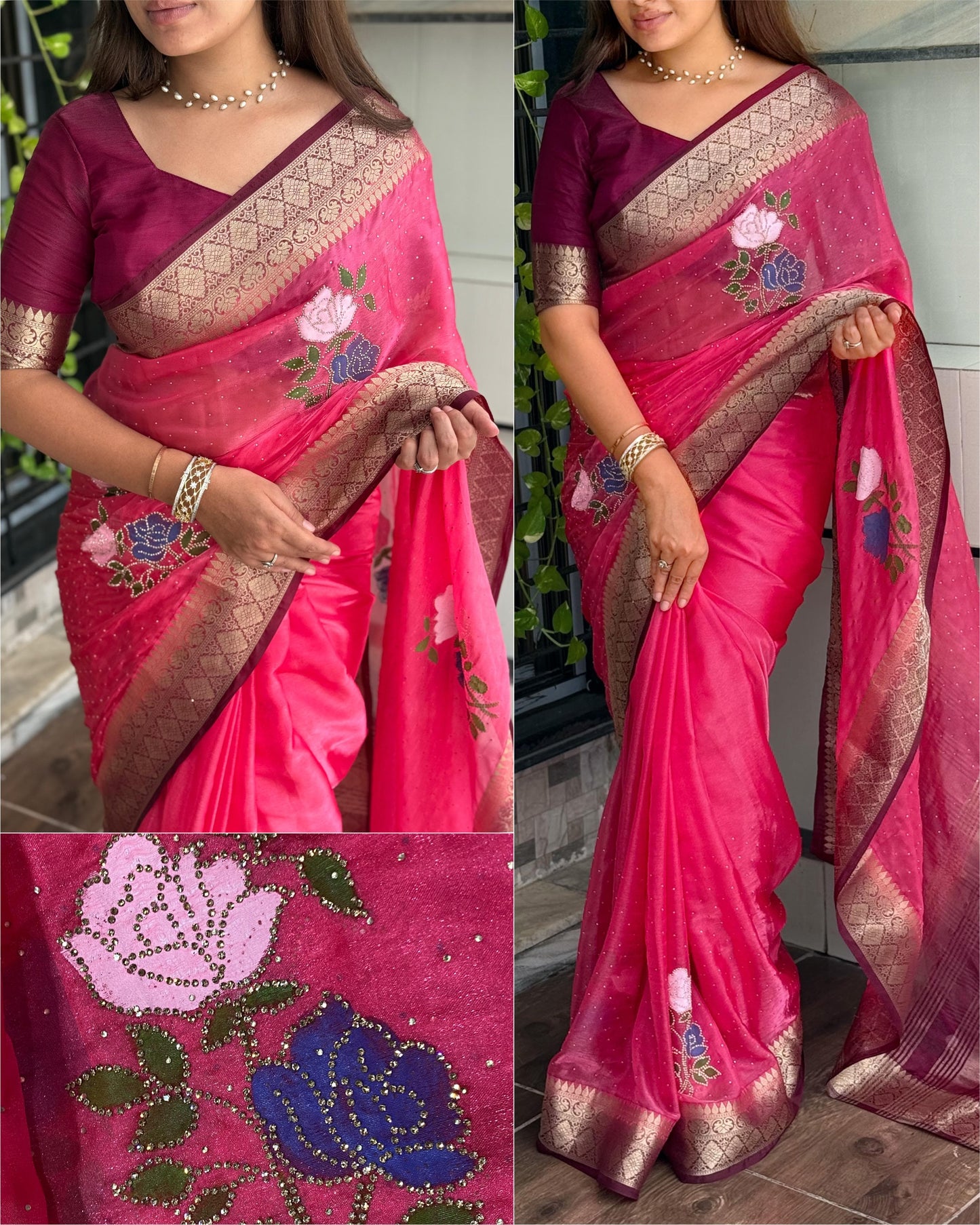 Kanishka - Fendy Satin Saree