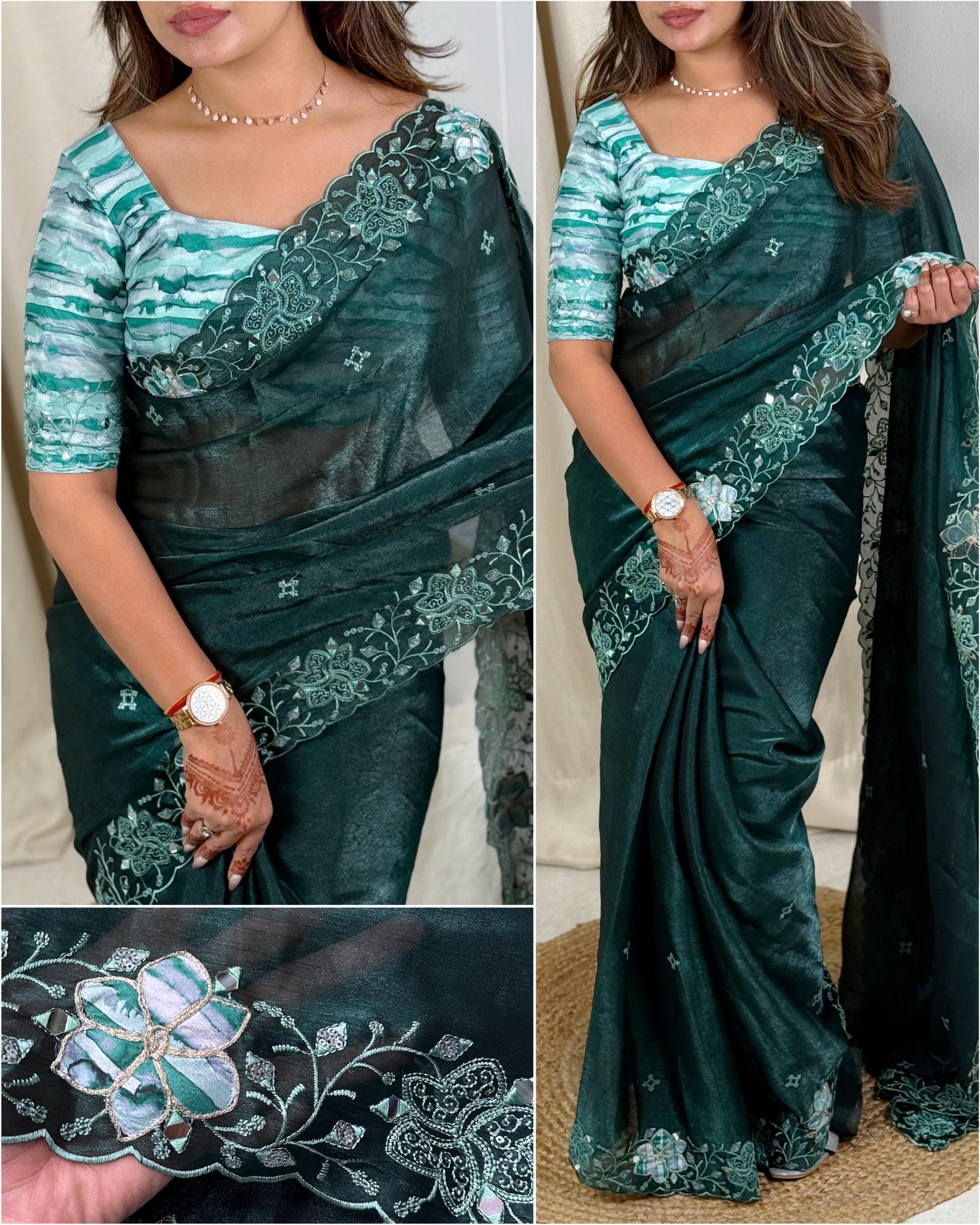 Ivaana - Fendy Organza Saree