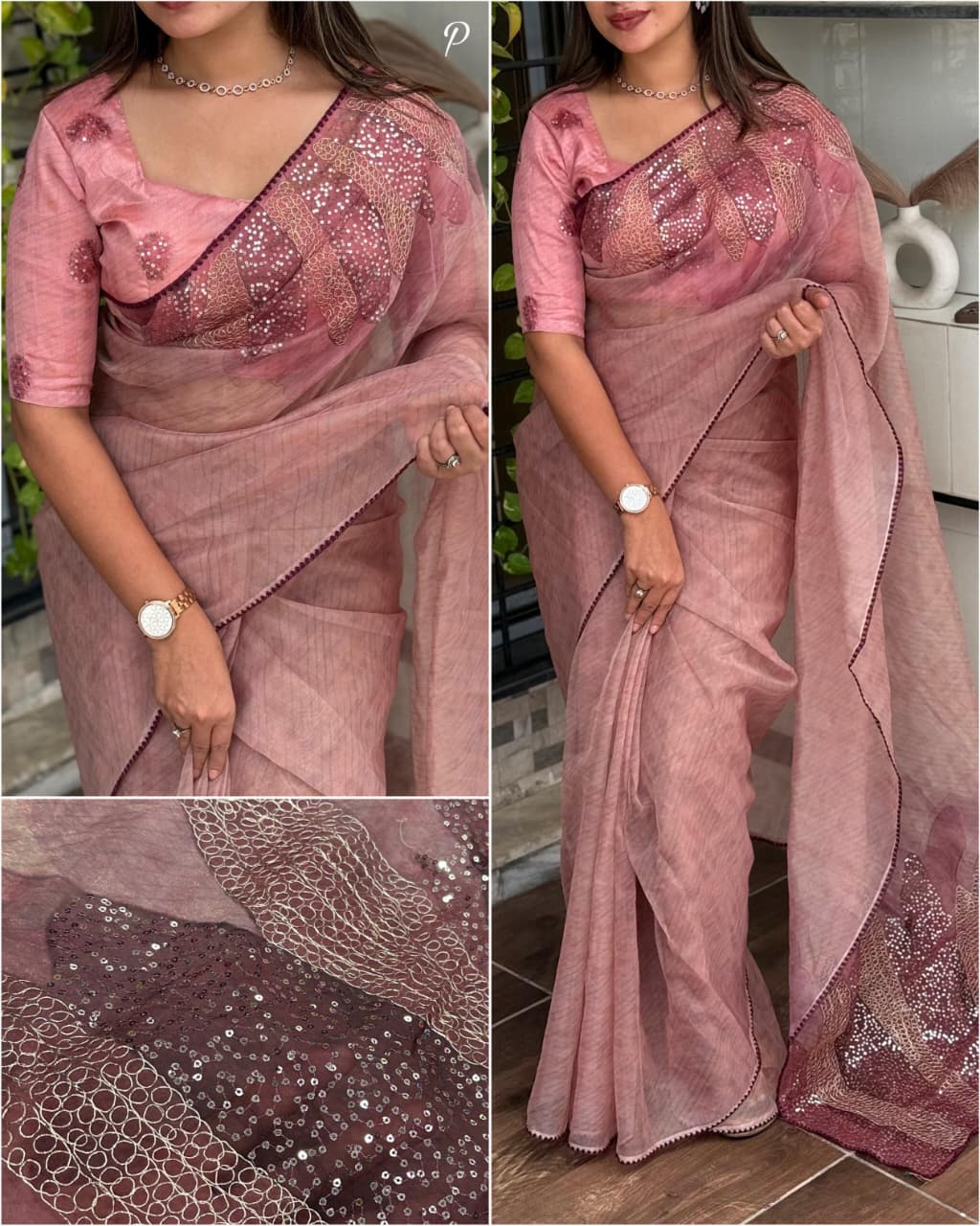 Reema - Tissue Organza Saree