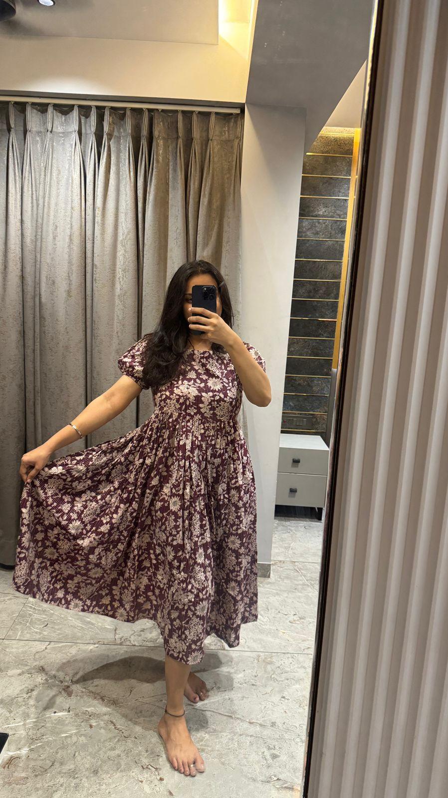 Katha Work Gown