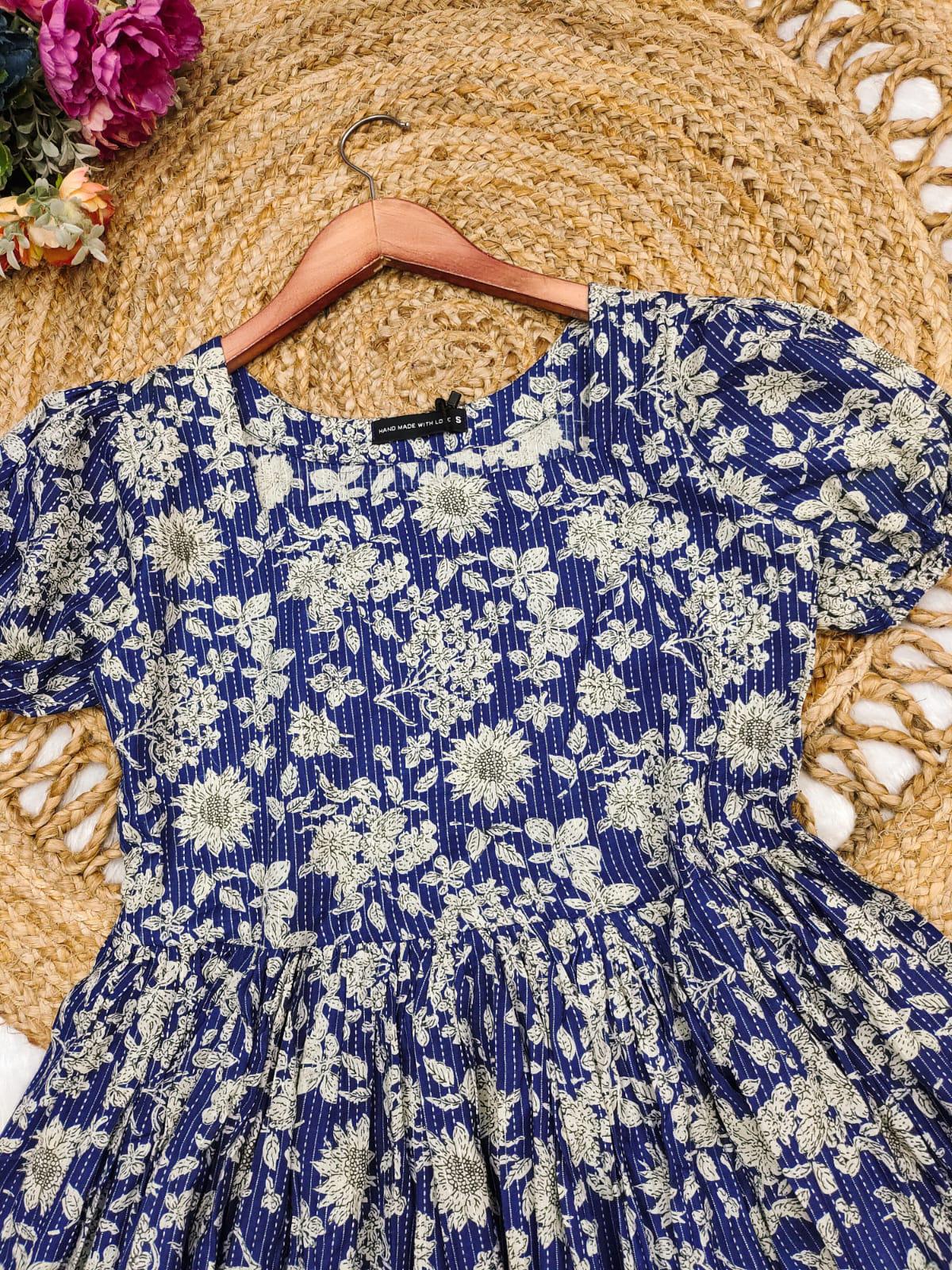 Katha Work Gown