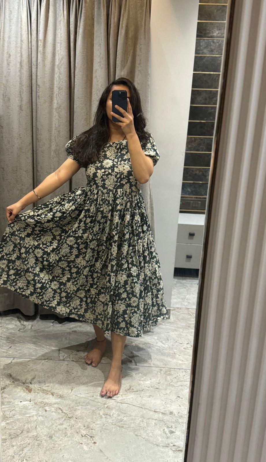 Katha Work Gown