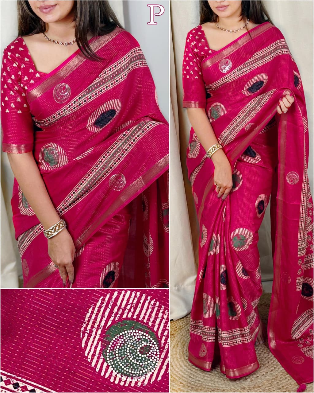 Sushma - Cotton Zari Saree