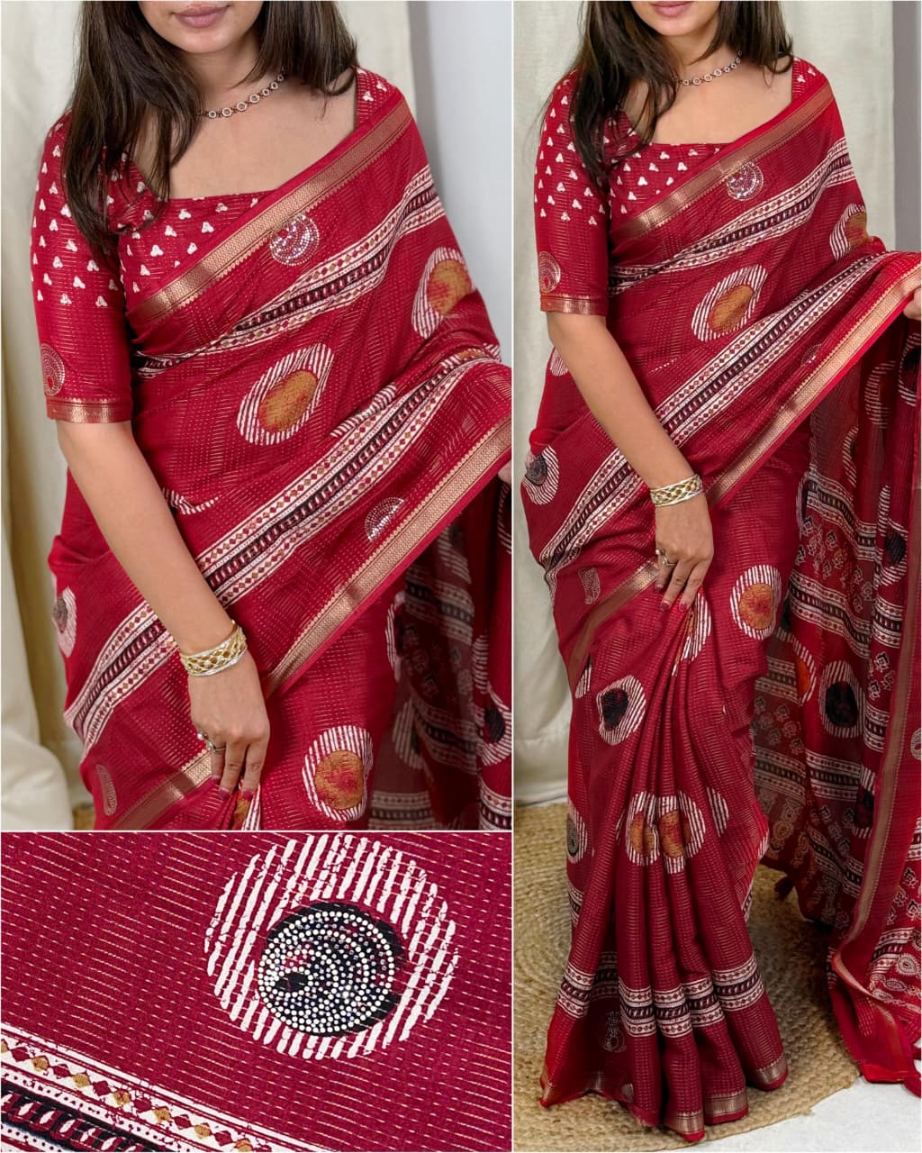 Sushma - Cotton Zari Saree