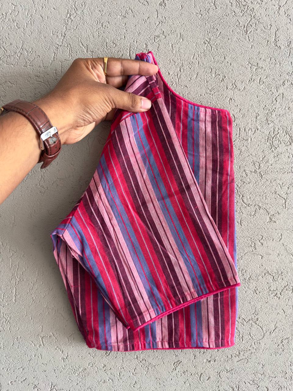 Stripes - Pochampally Weaving blouse
