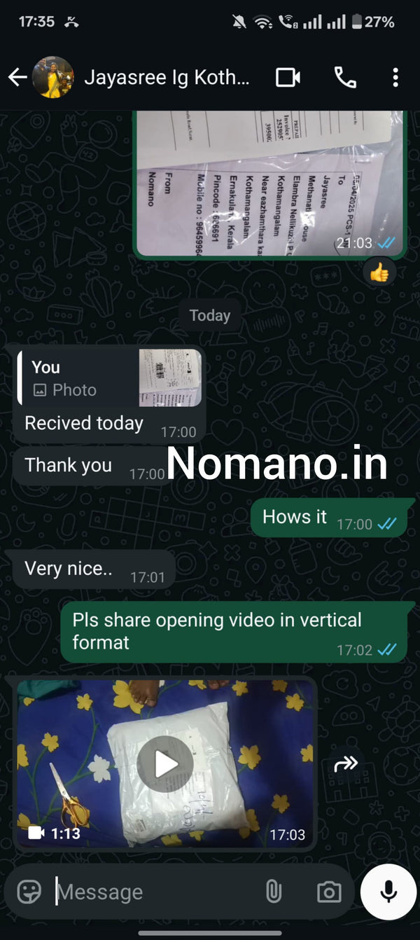 Testimonial Screenshot