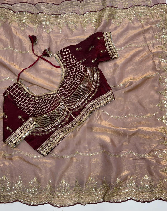 Roselle - Fendy Silk | Stitched Blouse