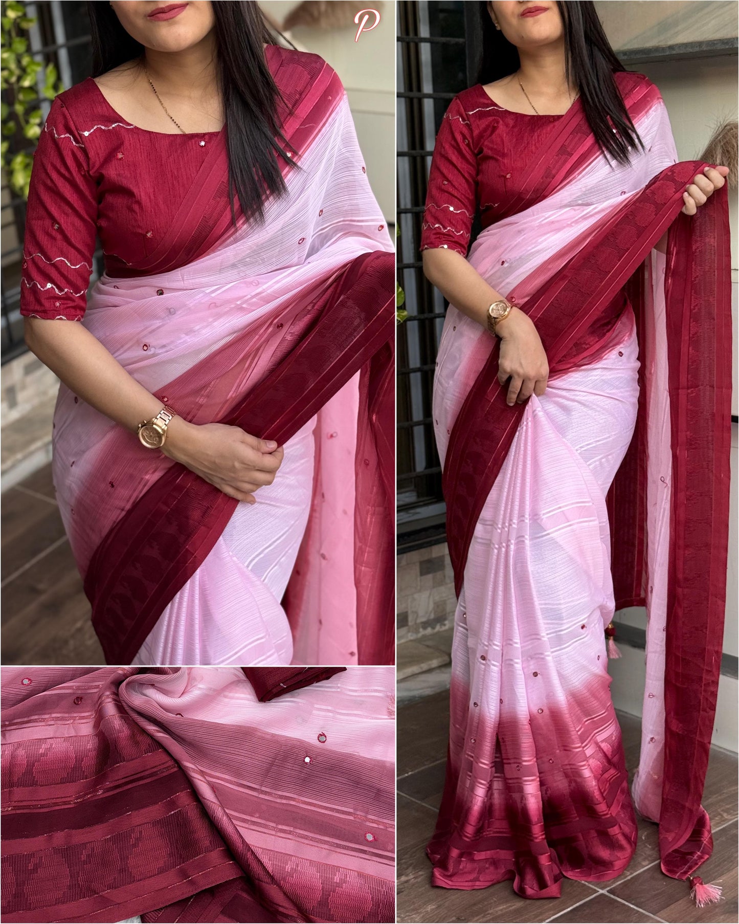 Hanaya - Georgette Saree