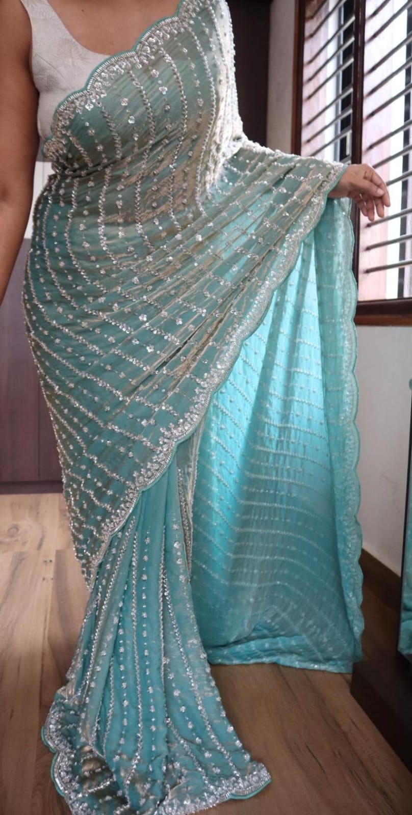 Amira - Luxurious Space Silk Saree