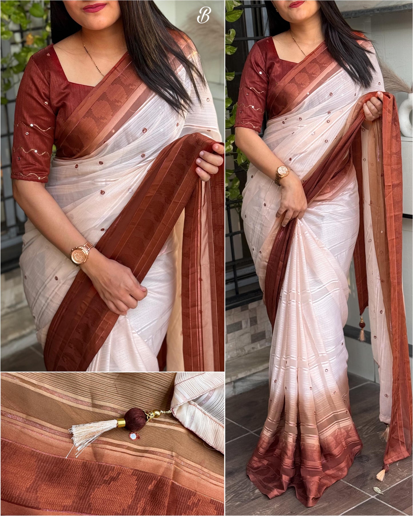 Hanaya - Georgette Saree
