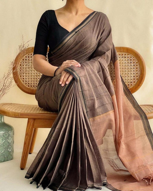 Everyday Grace - Khadi Cotton Handloom Saree
