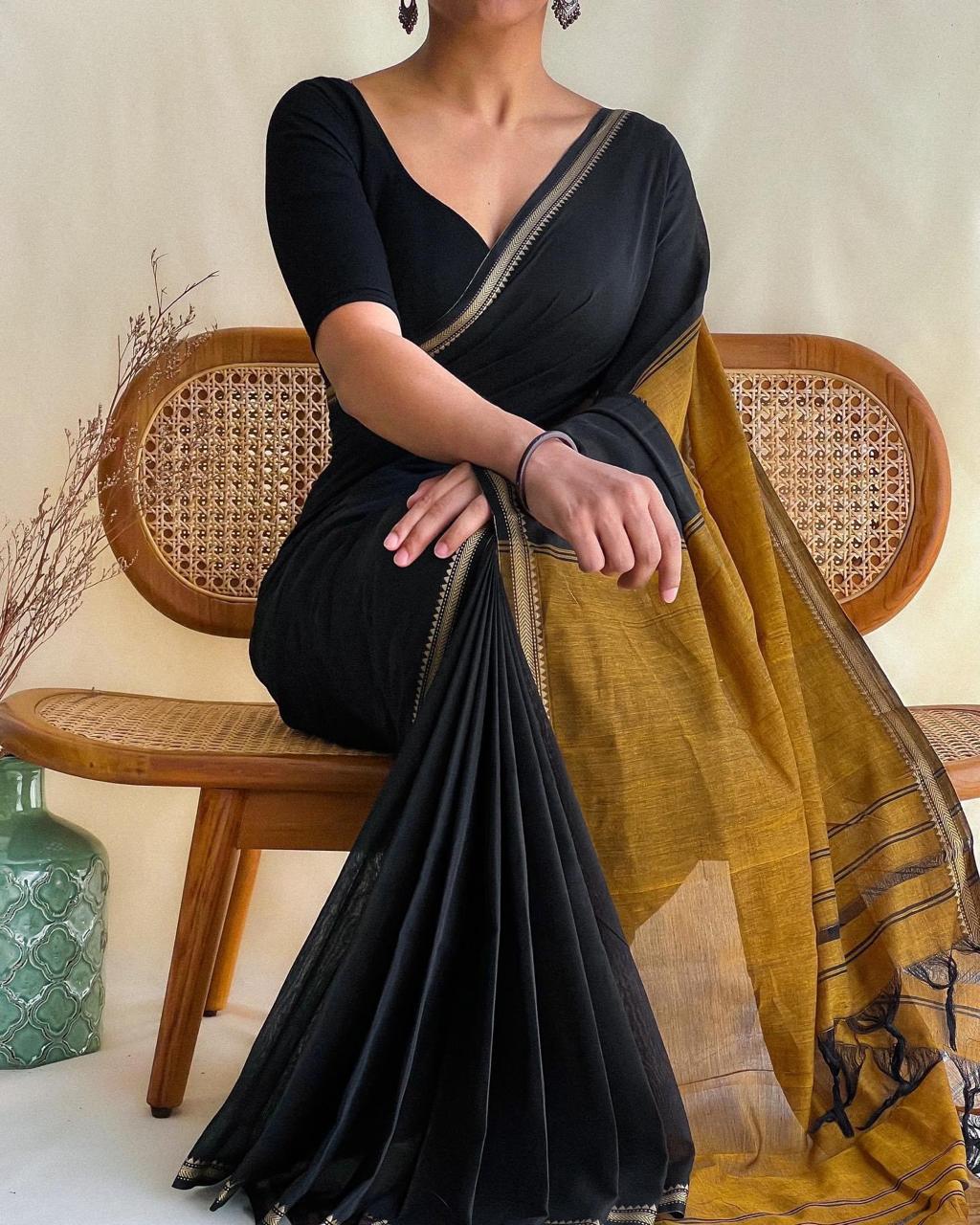 Everyday Grace - Khadi Cotton Handloom Saree