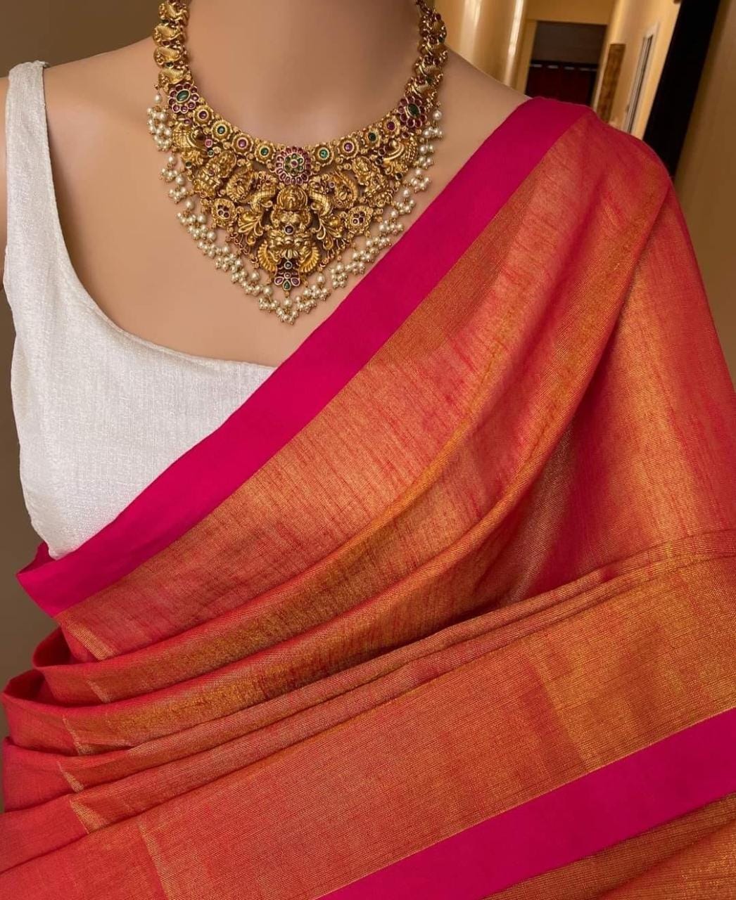 Mira - Tissue Khadi Handloom Saree